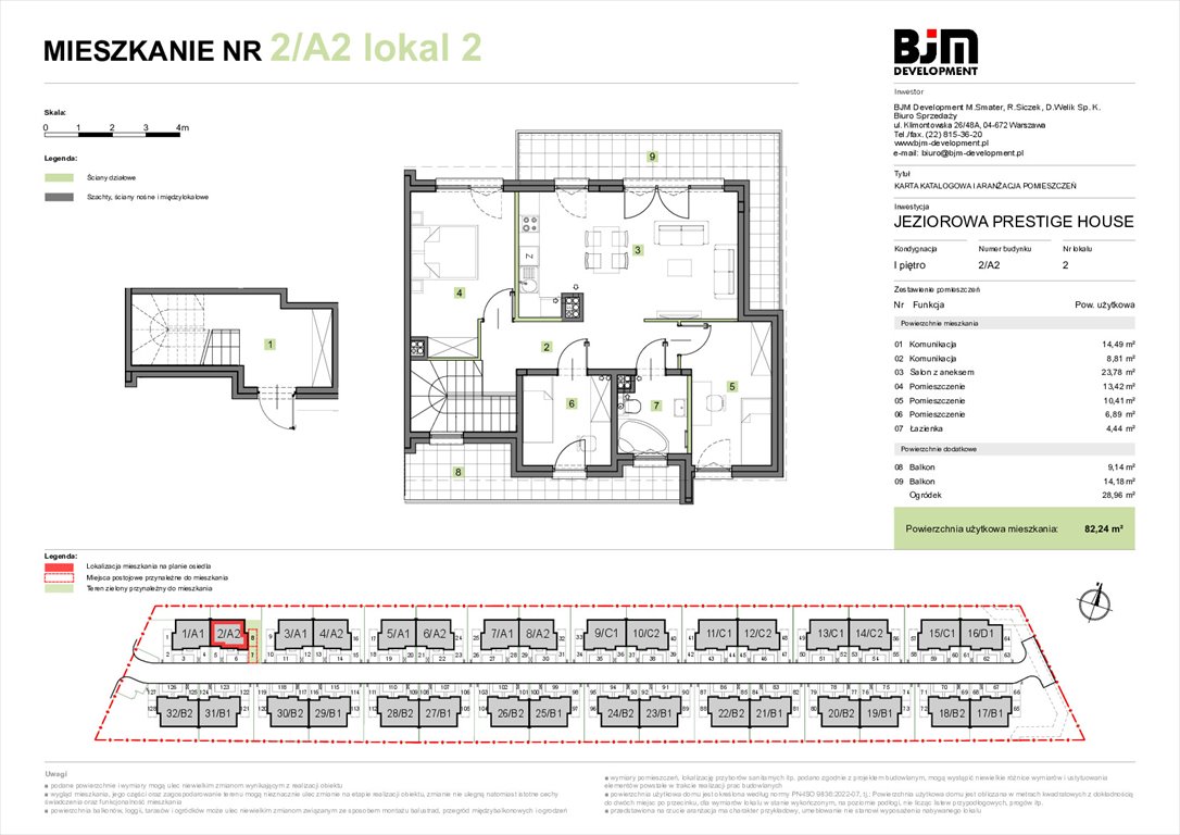 Nowe mieszkanie JEZIOROWA PRESTIGE HOUSE Warszawa, Wawer, Jeziorowa  82m2 Foto 1