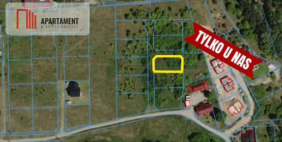 działka na sprzedaż 805m2 działka Lisi Ogon
